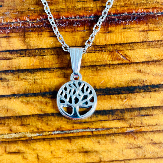 Tree of life charm necklace