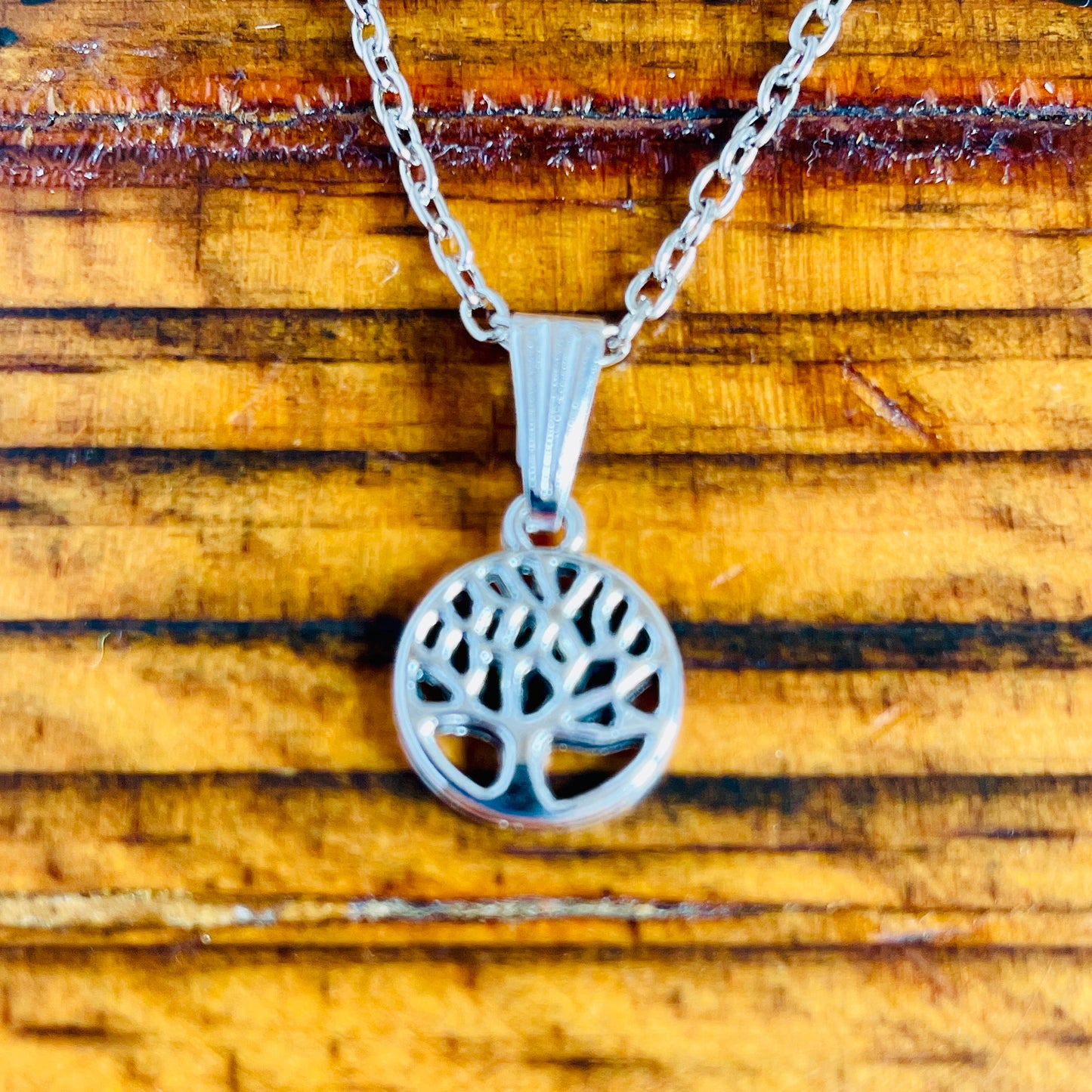 Tree of life charm necklace