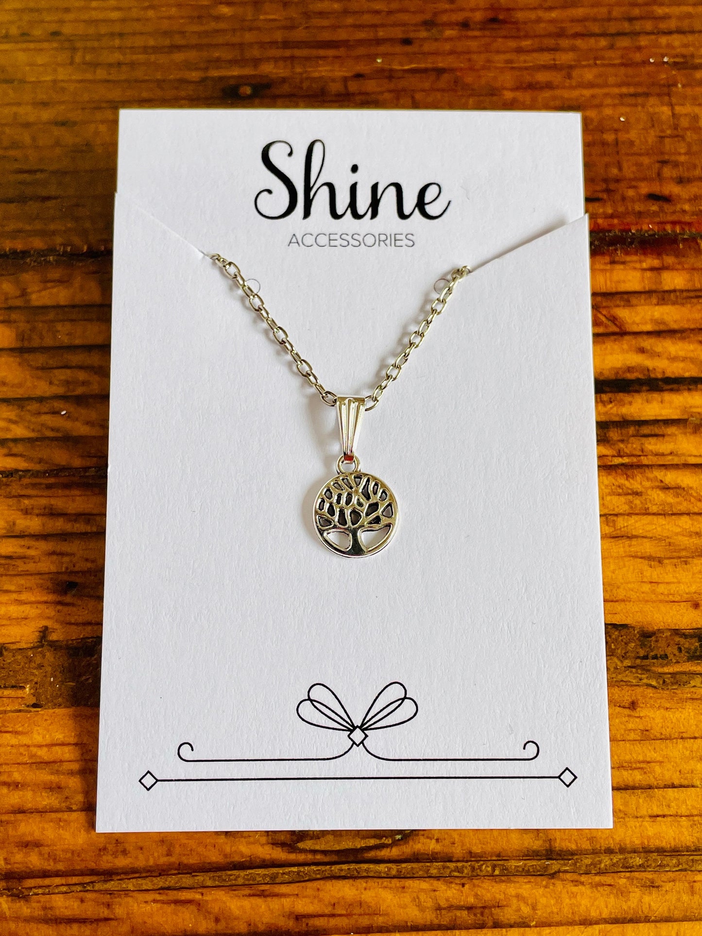 Tree of life charm necklace